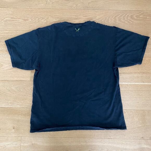 Distorted People - Distressed Vintage Panther Graphic Tee in Washed Black - Picture 4 of 6